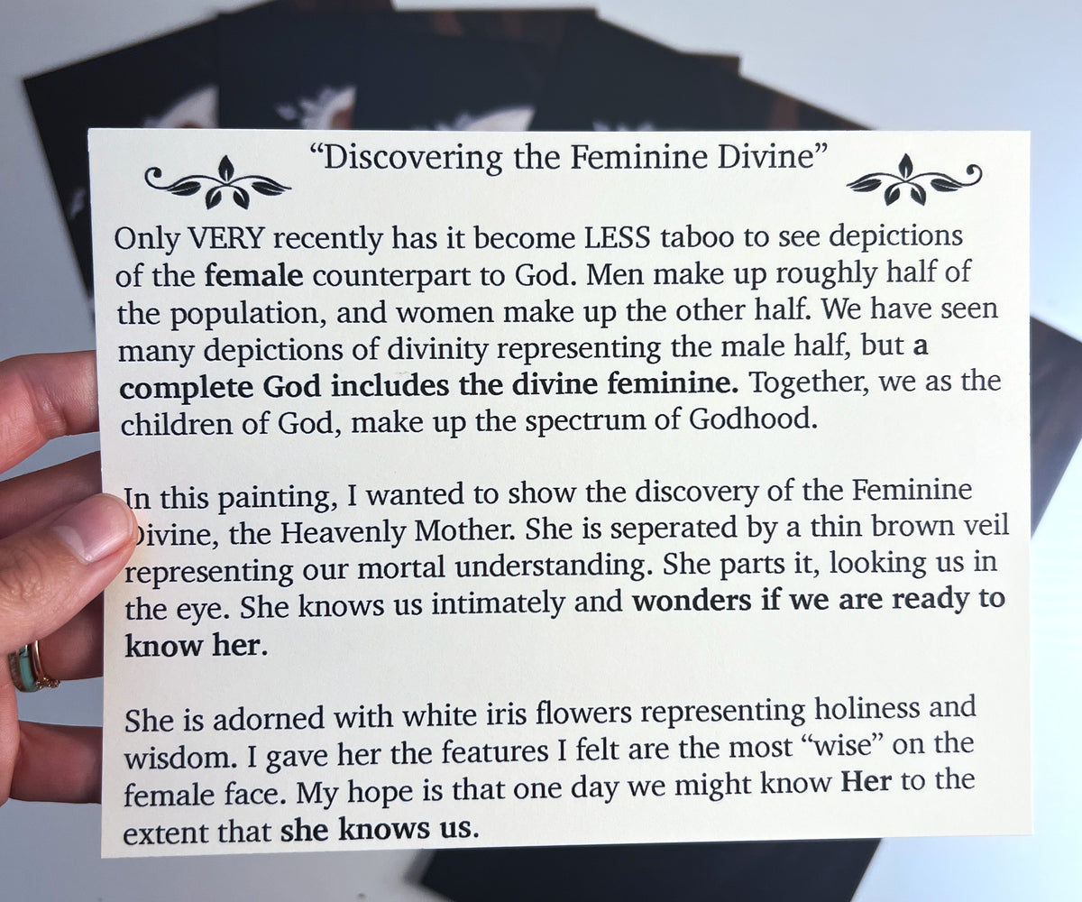 Discovering the Feminine Divine Print - (3.5x7 & 5x10)