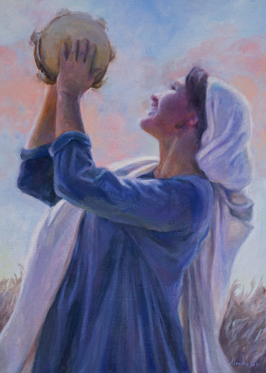 In The Music, I Heard God (Miriam) Sizes 5x7, 8x10